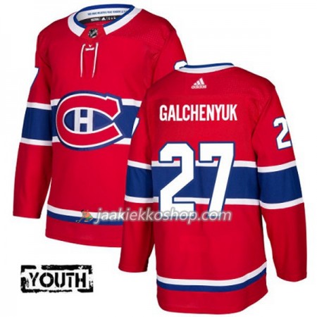 Lapsille NHL Montreal Canadiens Pelipaita Alex Galchenyuk 27 Adidas 2017-2018 Punainen Authentic